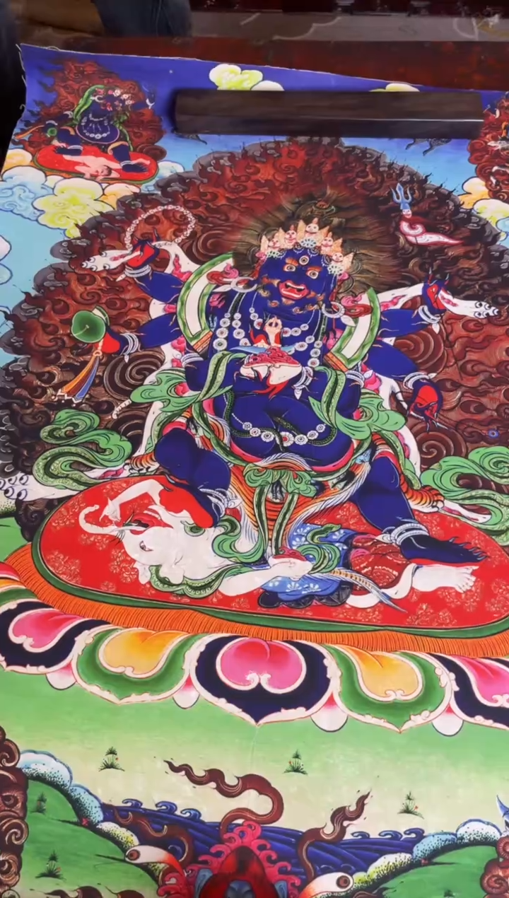 卷轴画手绘唐卡055