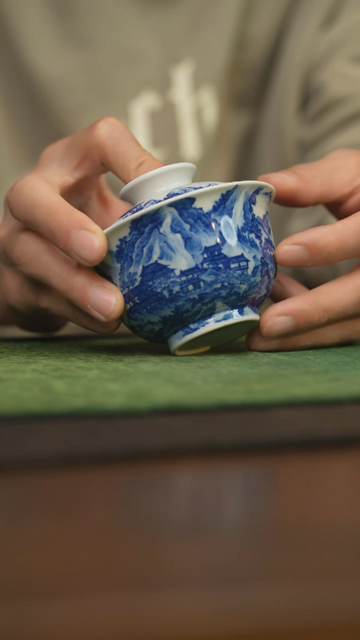 【闪购商品】杯柴窑青花破价福利