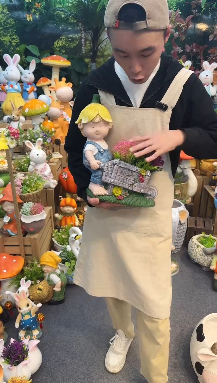 户外花园庭院花盆&00&