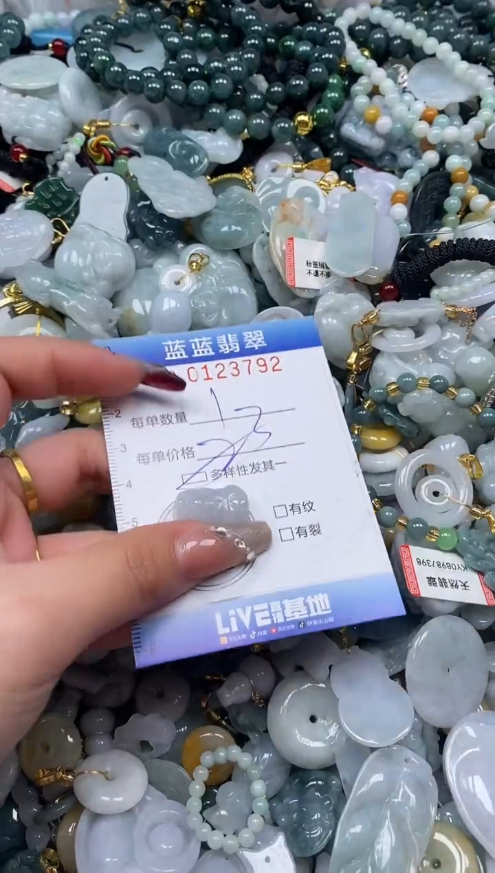 【闪购商品】翡翠颈饰未镶嵌闪购0123792多样性发其一