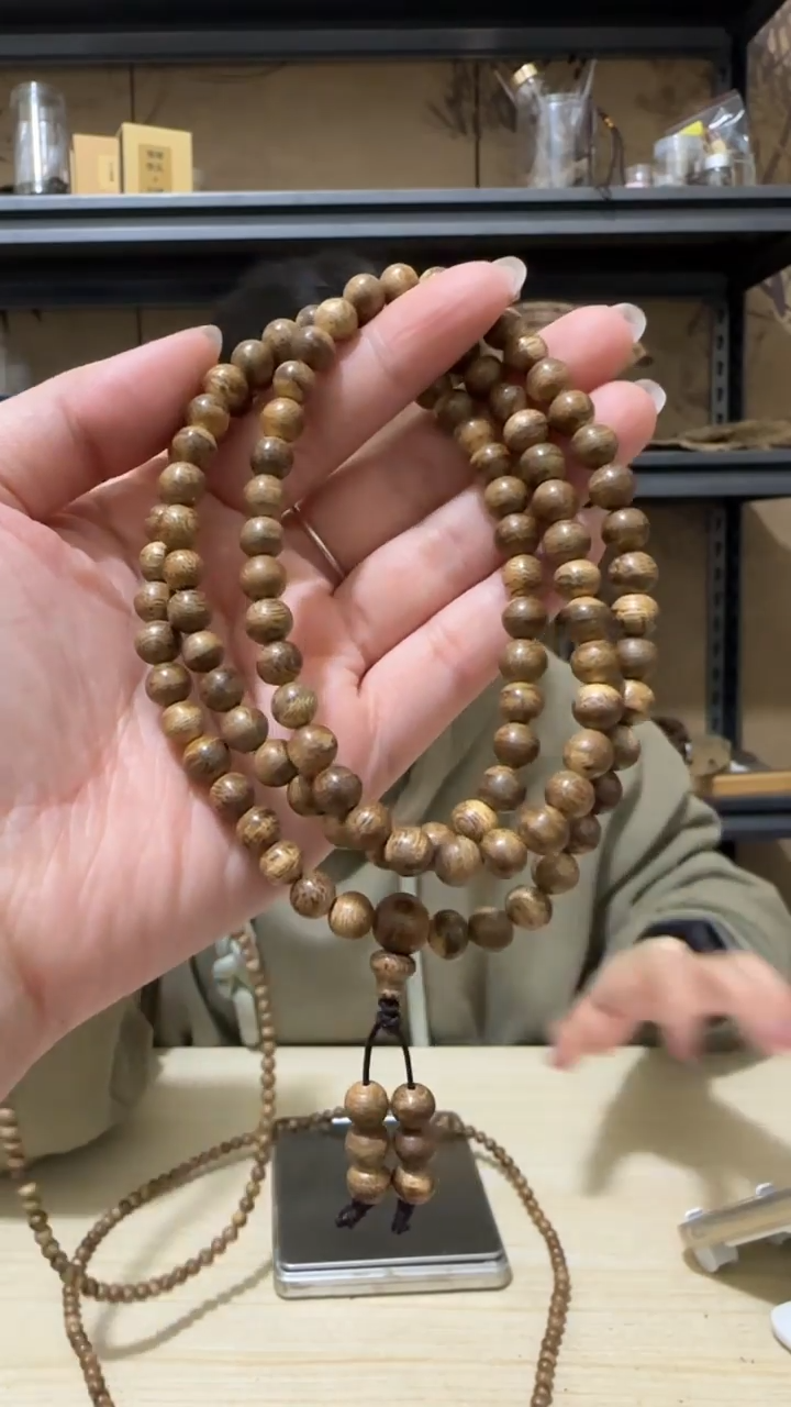 【闪购商品】沉香手串11号海南水阁野料多圈多样性一条卡7