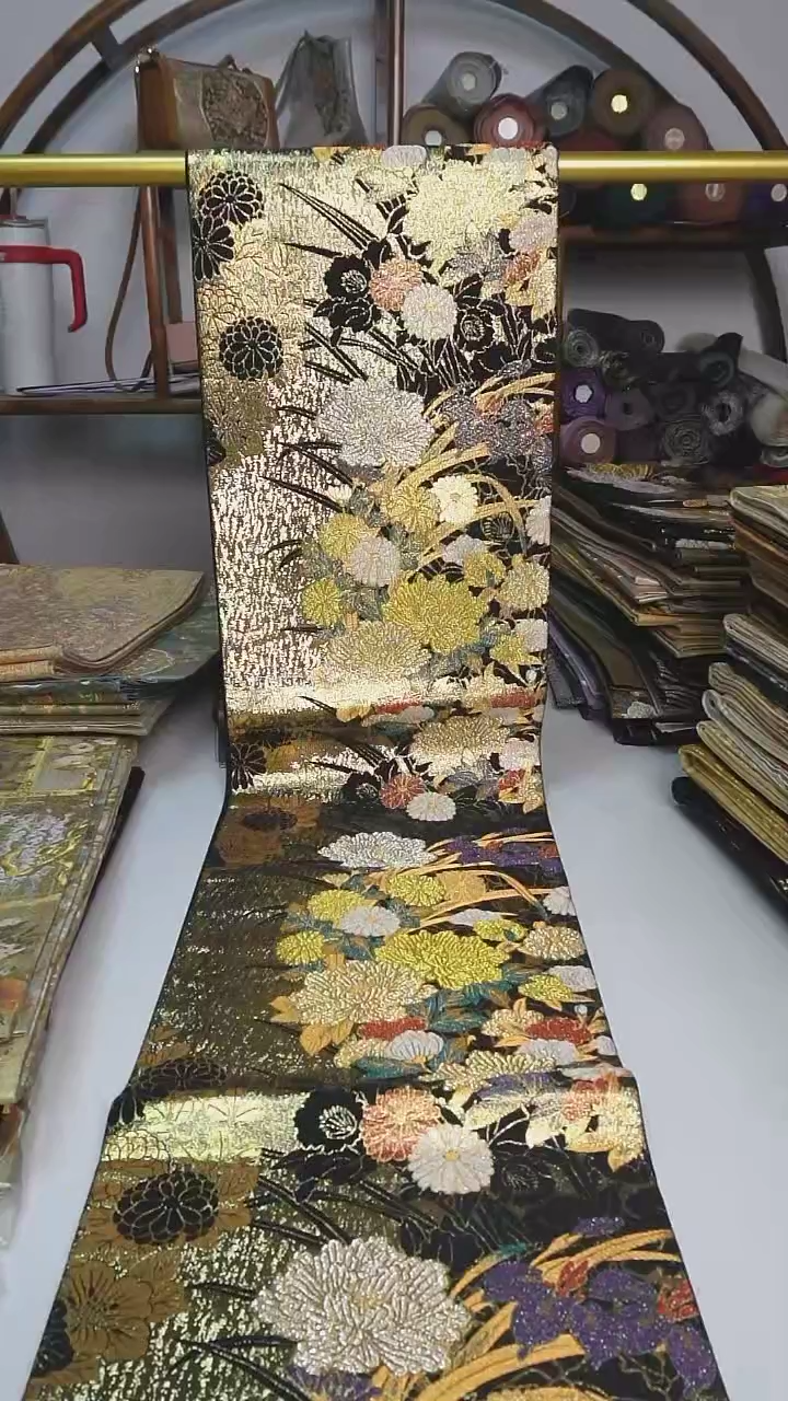 【闪购商品】织绣82西阵织六通花卉