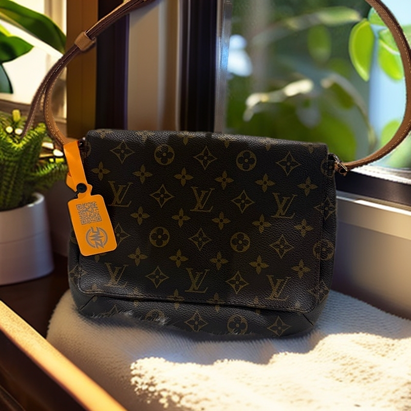 95新 LouisVuitton/路易威登 lv老花 王菲包 单肩包006035