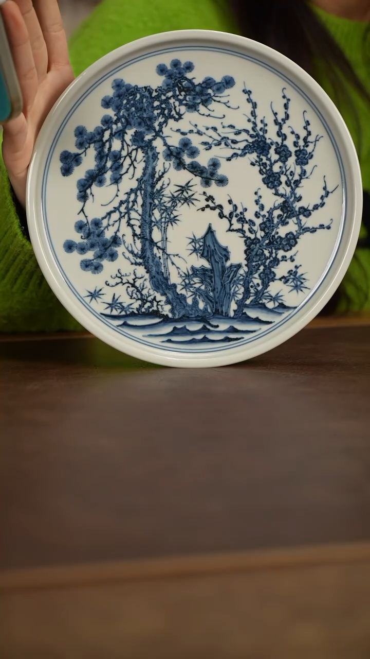 【闪购商品】丰雅赏玩松竹梅壶承