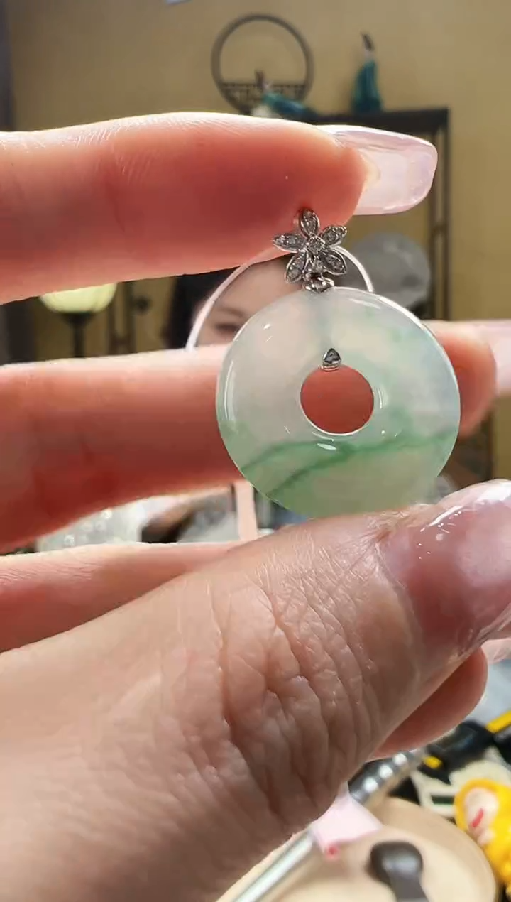 【闪购商品】翡翠颈饰18K金镶嵌DFZ0206-153