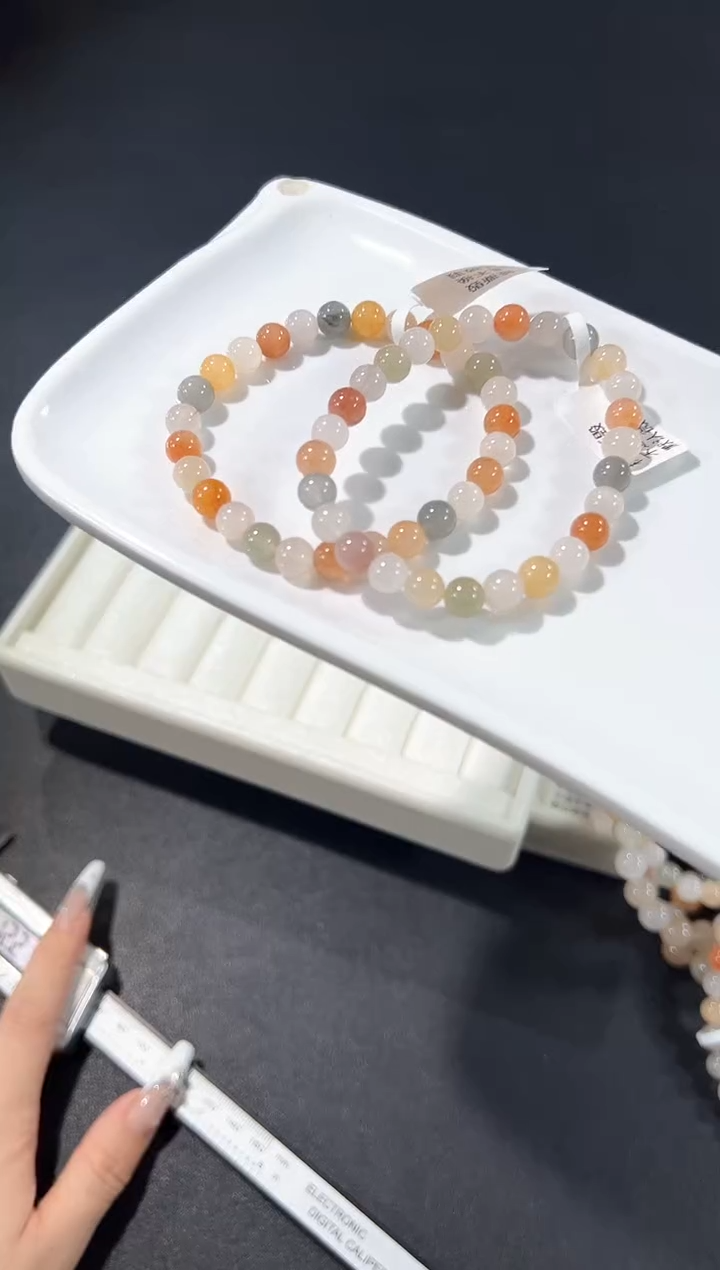 未镶嵌手串水晶11o多样性发其一【1条】默认微瑕7mm