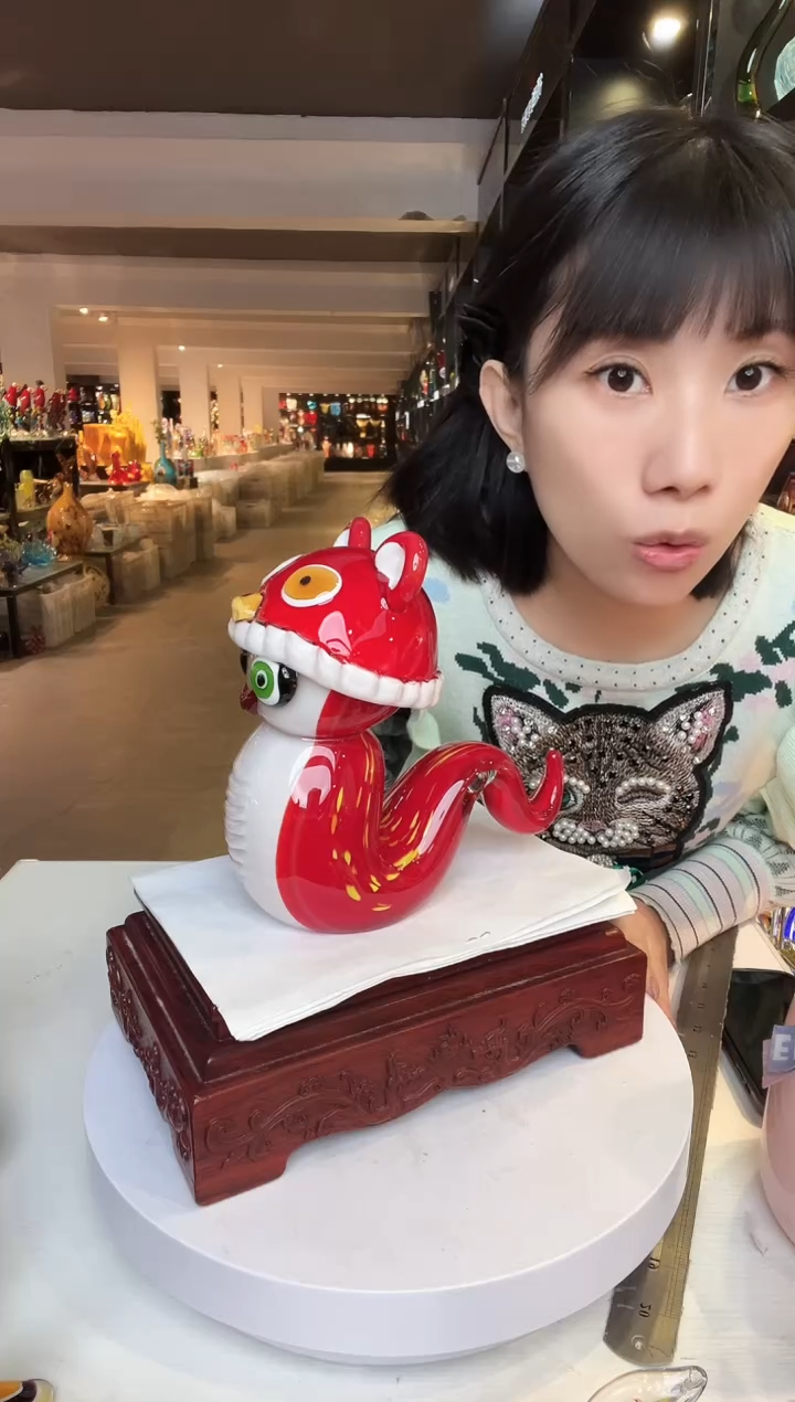 【闪购商品】茶盏琉璃摆件家居摆件