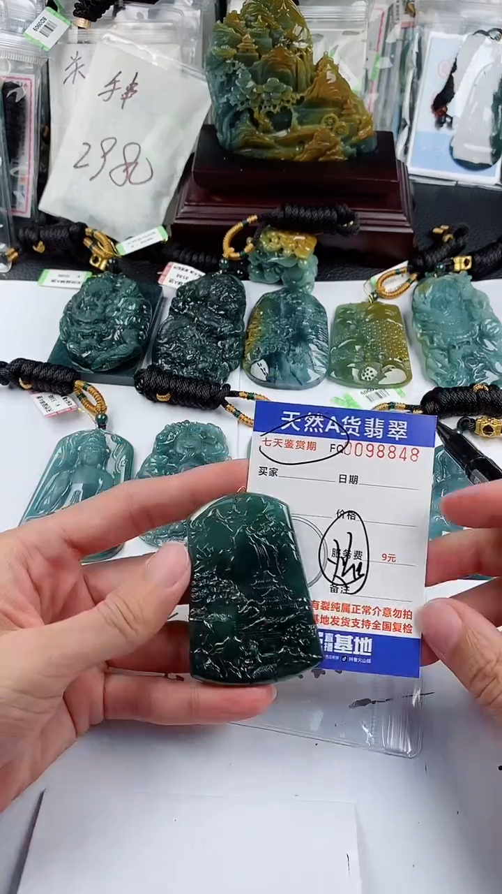 【闪购商品】翡翠颈饰未镶嵌         