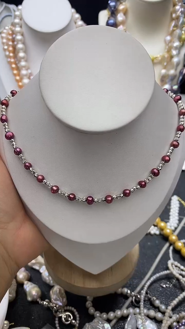 颈饰未镶嵌淡水珍珠多人