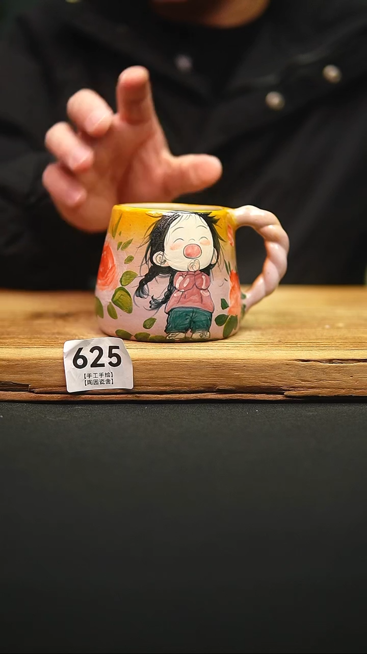 @@陶园瓷舍@@纯手工手绘@高温釉下彩