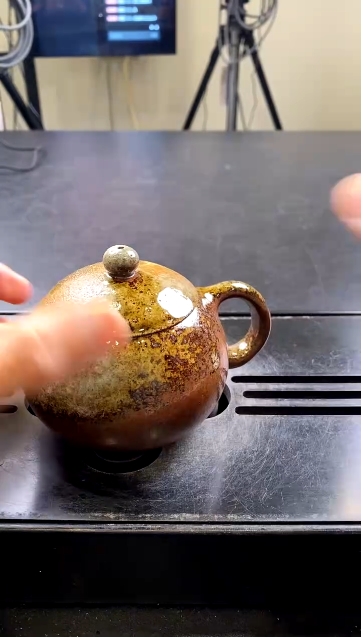 茶壶紫砂宜兴紫砂壶柴烧