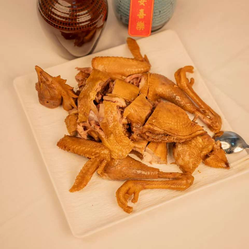 林英明牌城口明通盐卤鸡手撕鸡开袋即食2斤/袋