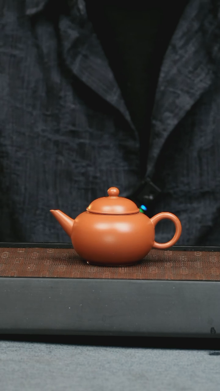 【闪购商品】紫砂茶壶五堂 长天-潮州朱泥