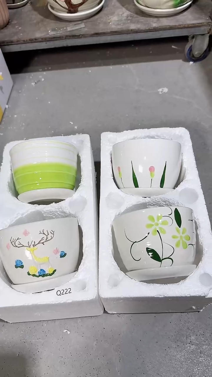 高温陶瓷花盆+Q222