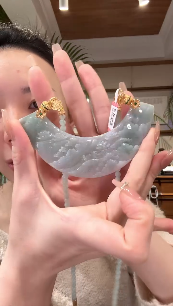 【闪购商品】翡翠颈饰未镶嵌国风