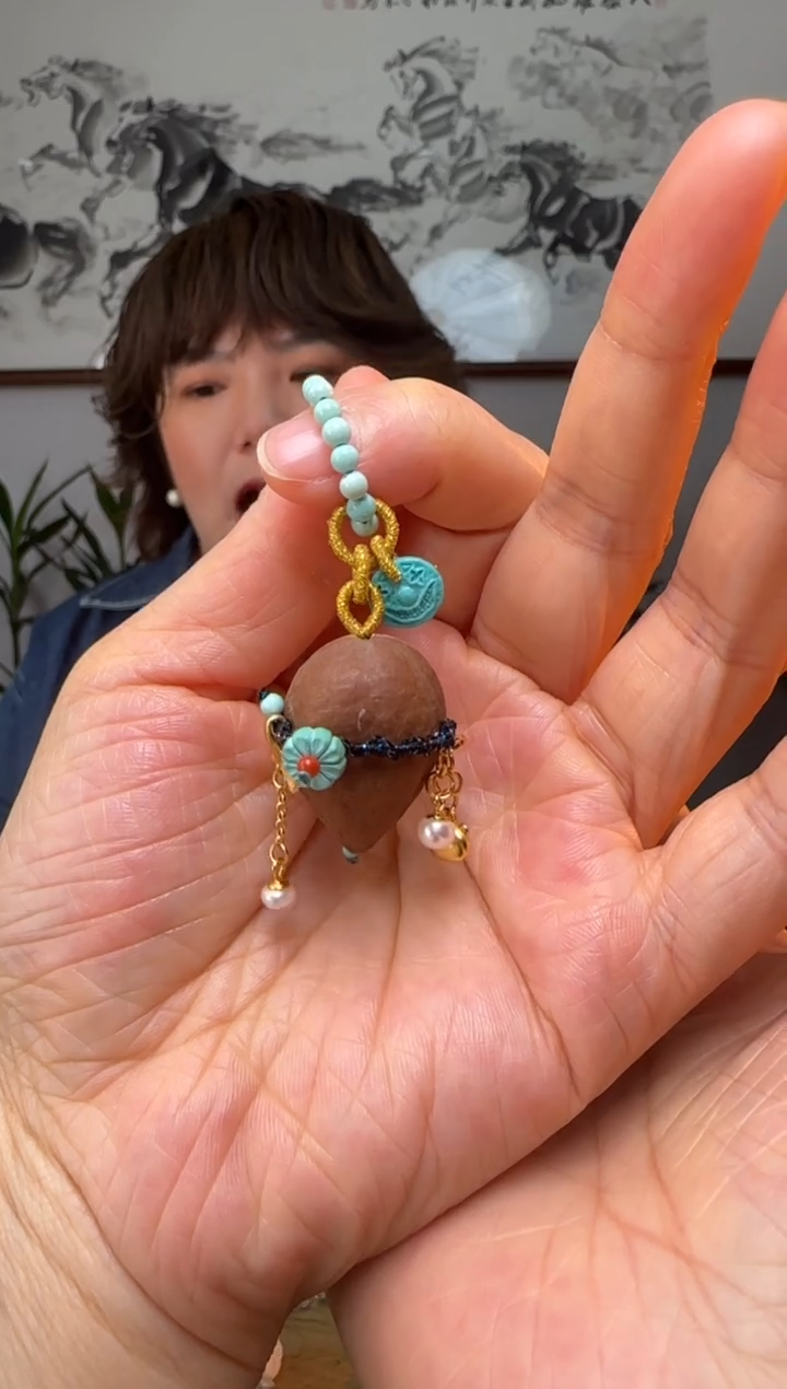 【闪购商品】绿松石提溜银S925镶嵌时尚百搭A1906