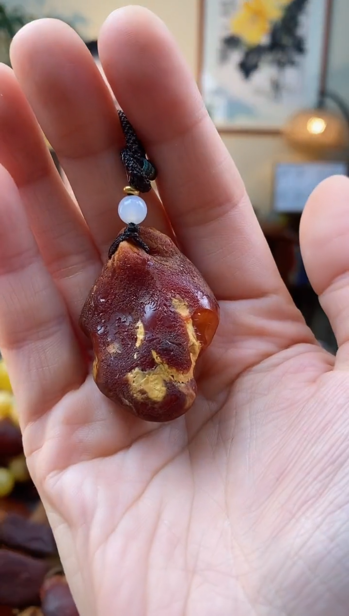 【闪购商品】琥珀颈饰未镶嵌吊坠