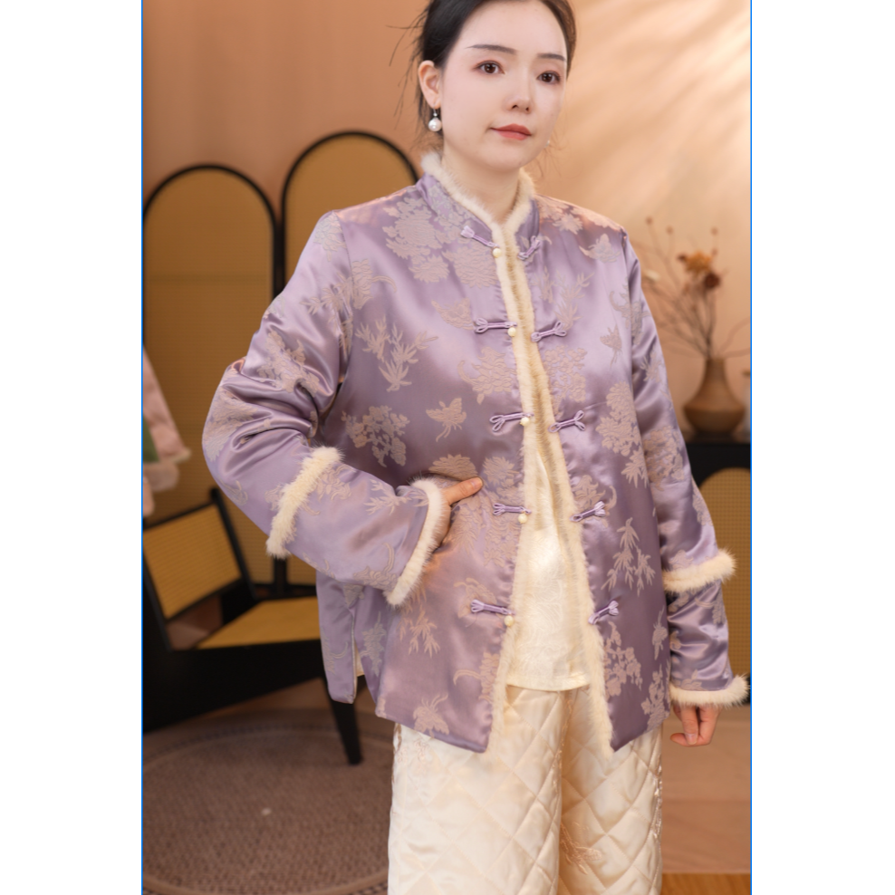 品优-浮生｜2024新中式国风改良女气质新版加厚外套2024D0020-沐沐
