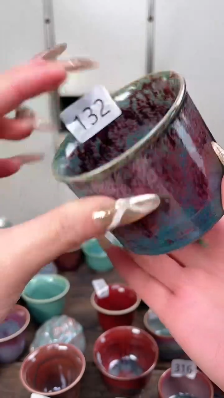 【闪购商品】摆件钧瓷手工茶器窑变