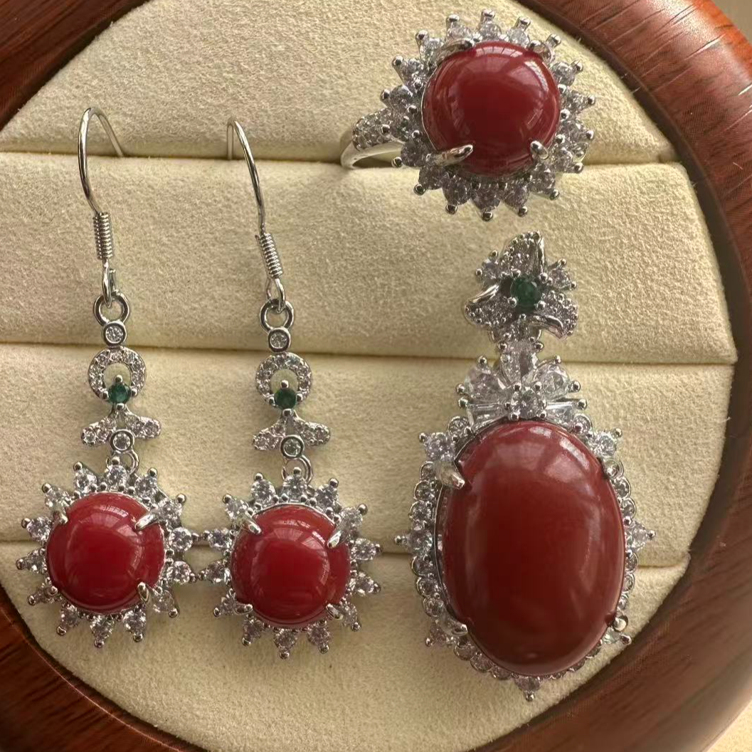 非金属珐琅项链 阿卡 三件套 项链