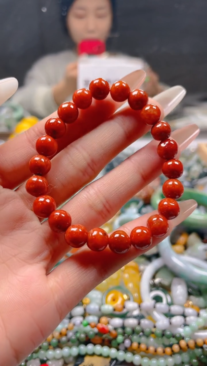 【闪购商品】翡翠颈饰未镶嵌8-9MM/R/翡翠A货一图一物
