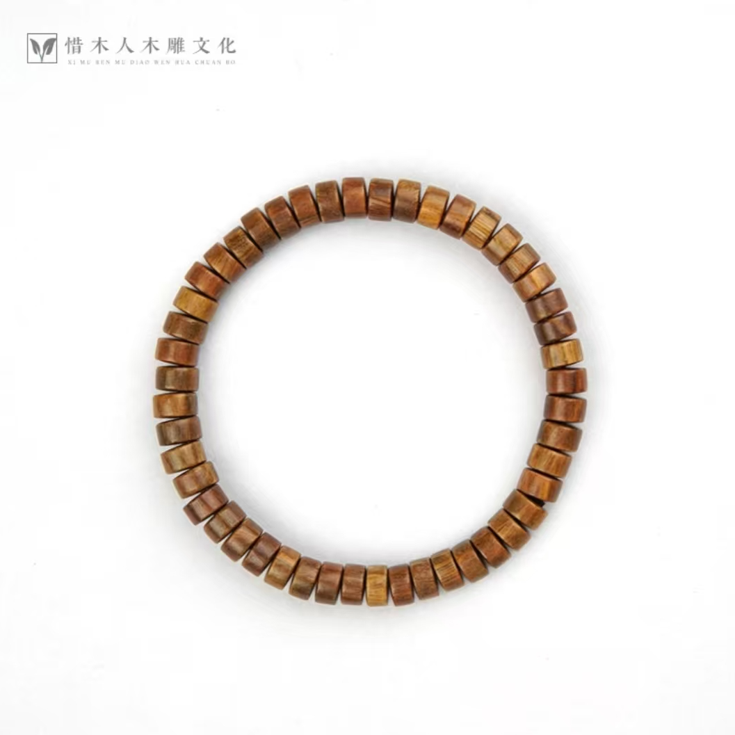 崖柏珠串崖柏药片珠串4*7    051    （无礼盒）