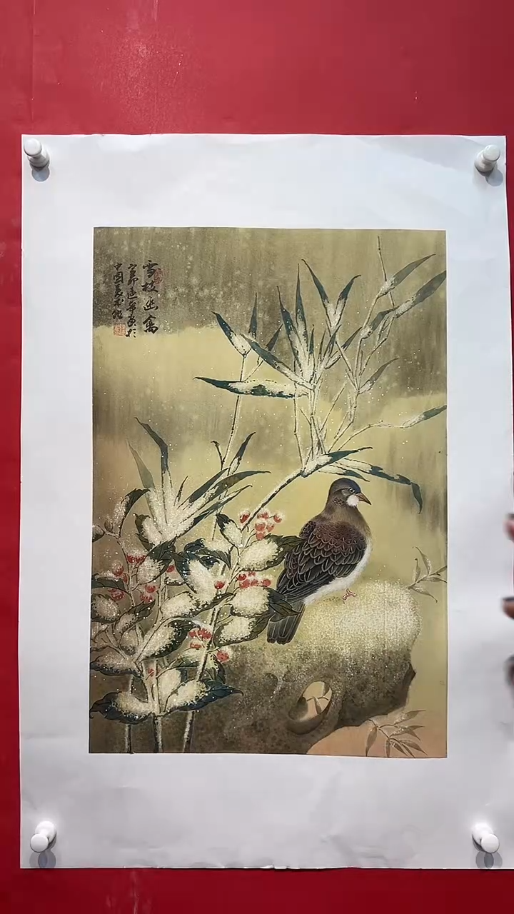 国画画家陆远华纯手绘原作