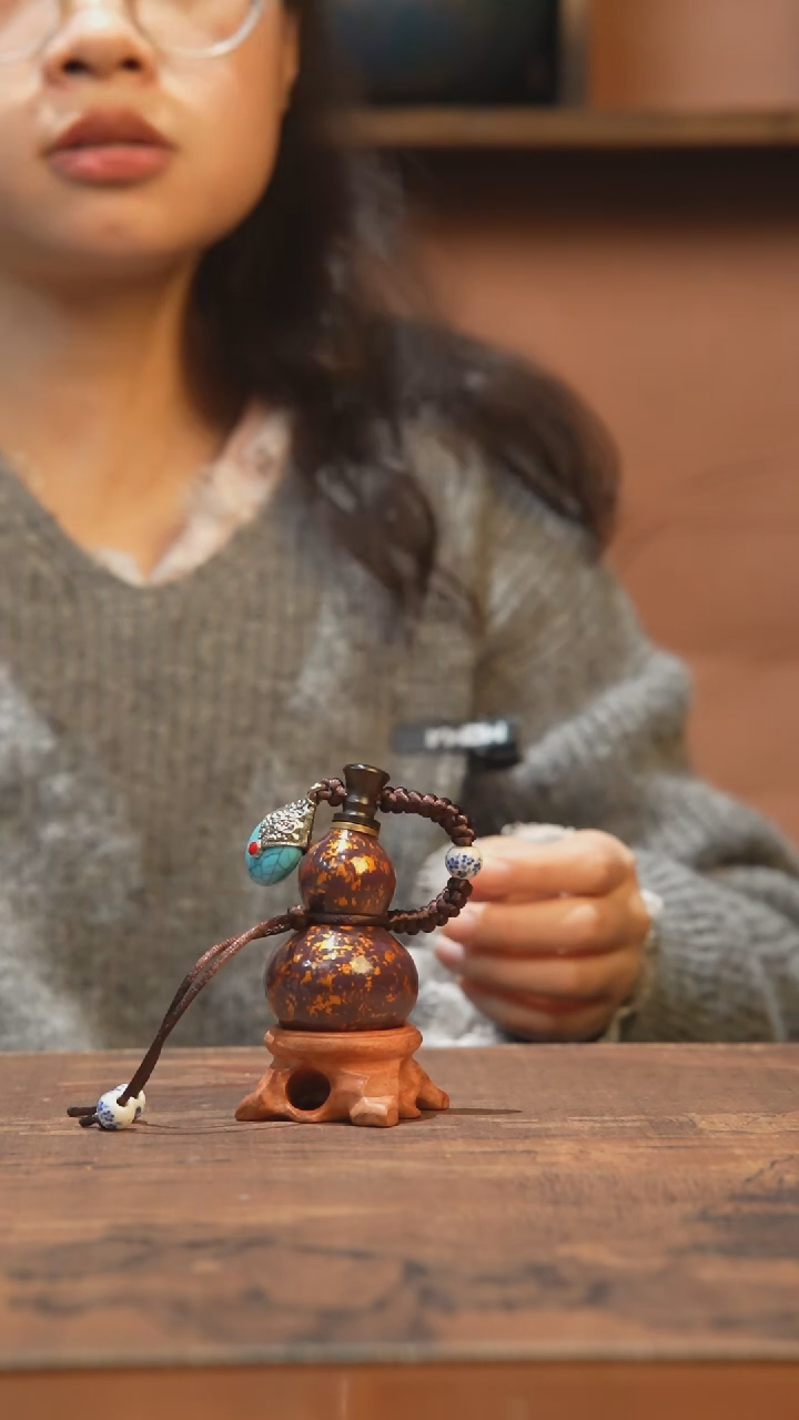 【闪购商品】626号-大漆开口小葫芦手捻