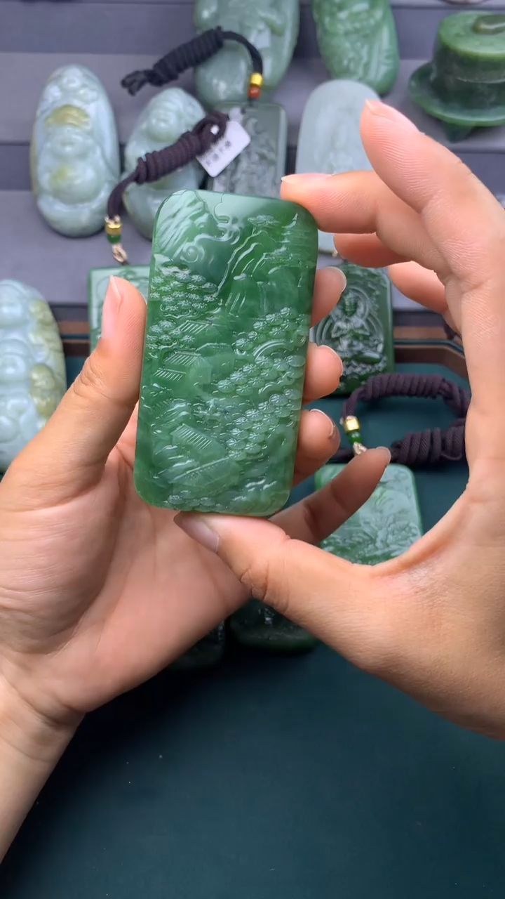 定制和田玉挂件拍一发一不退不换