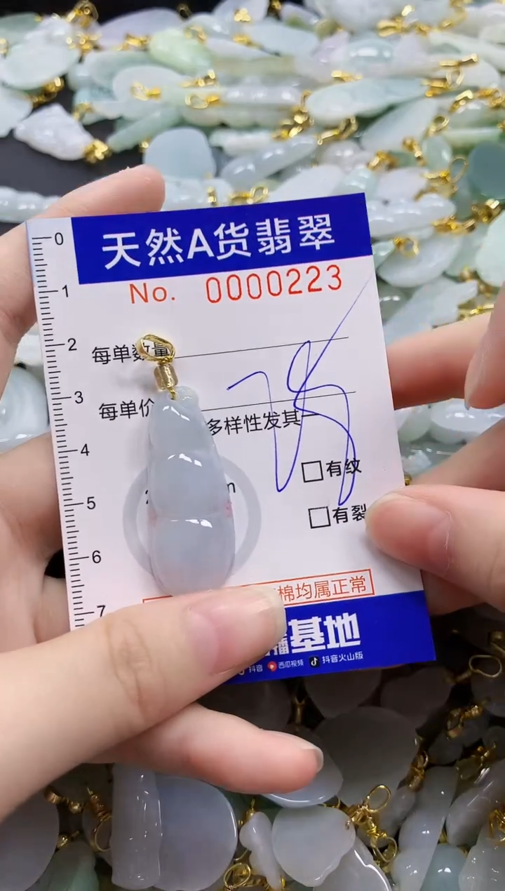 颈饰未镶嵌翡翠天然A货翡翠