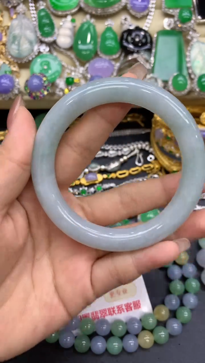 未镶嵌手镯翡翠213-中国好珍宝