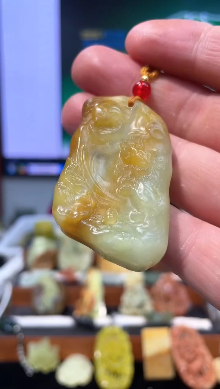 【闪购商品】岫玉吊坠未镶嵌·