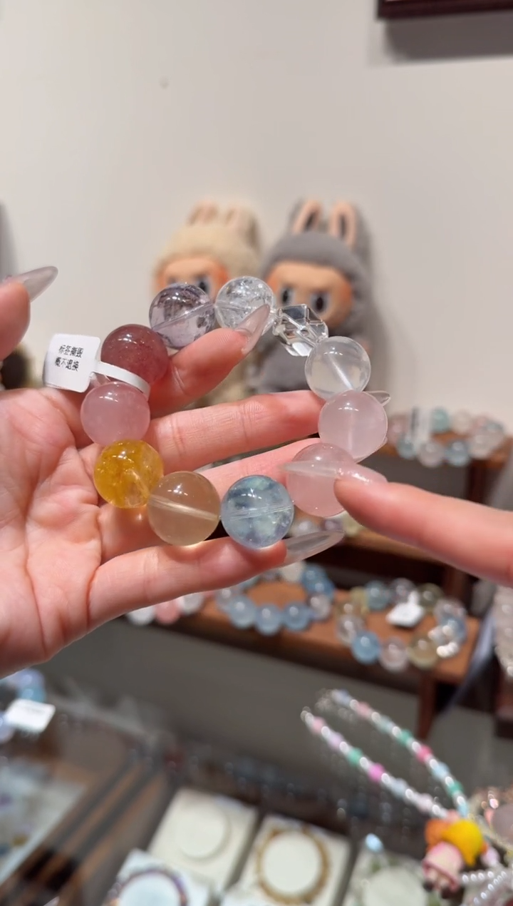 水晶手串未镶嵌）拍4单发一串 拍1单发单珠 多样性发货