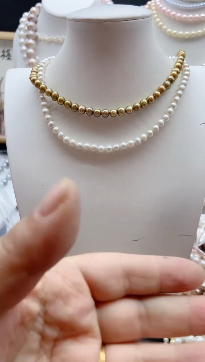 【闪购商品】淡水珍珠颈饰未镶嵌1