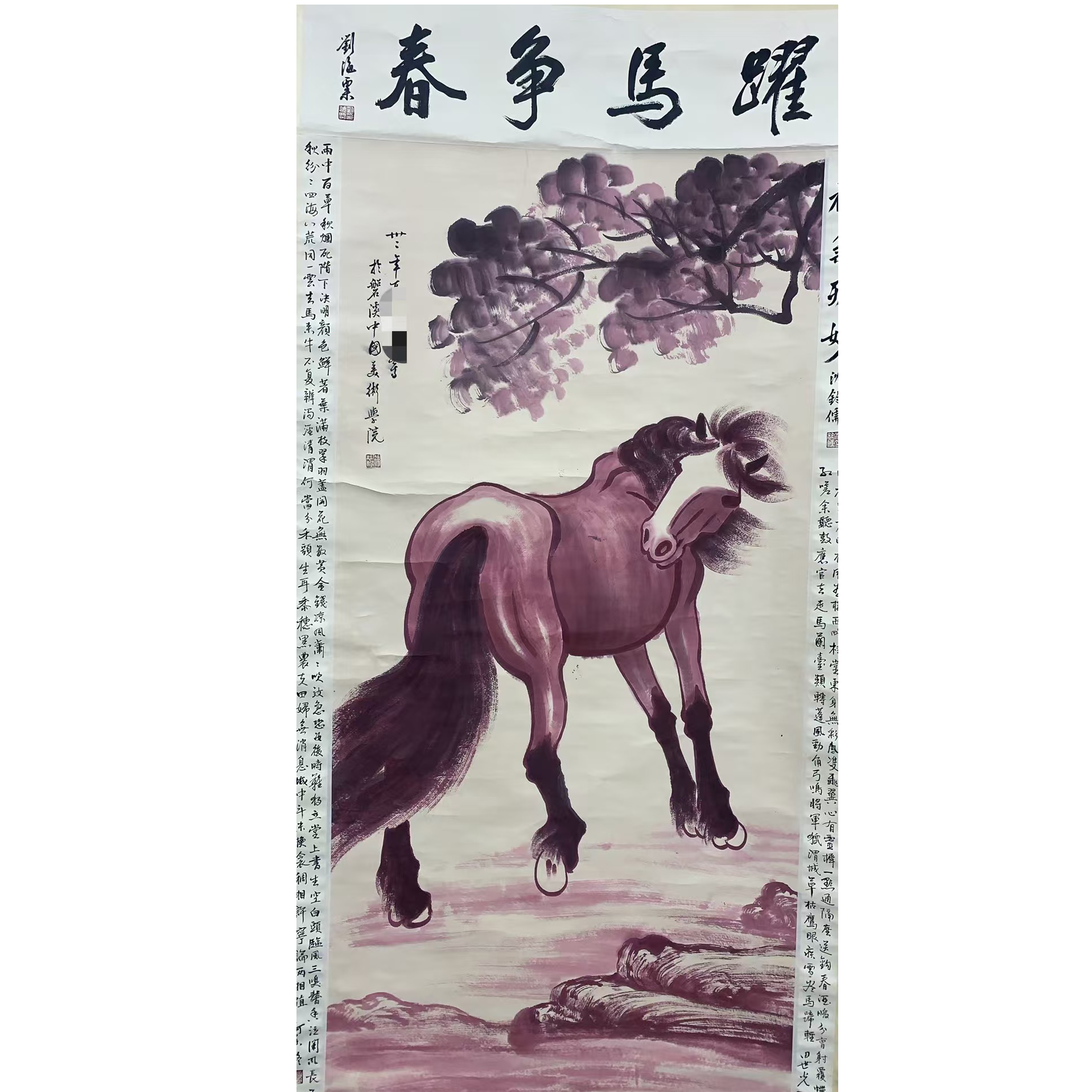 徐老款 马立轴135 65 7.8平尺