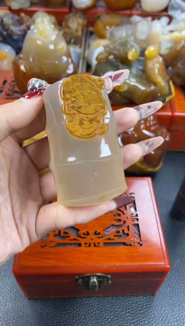 【闪购商品】玛瑙/玉髓手把未镶嵌1