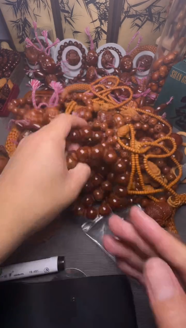 手串橄榄核苍*ゝ3条光珠