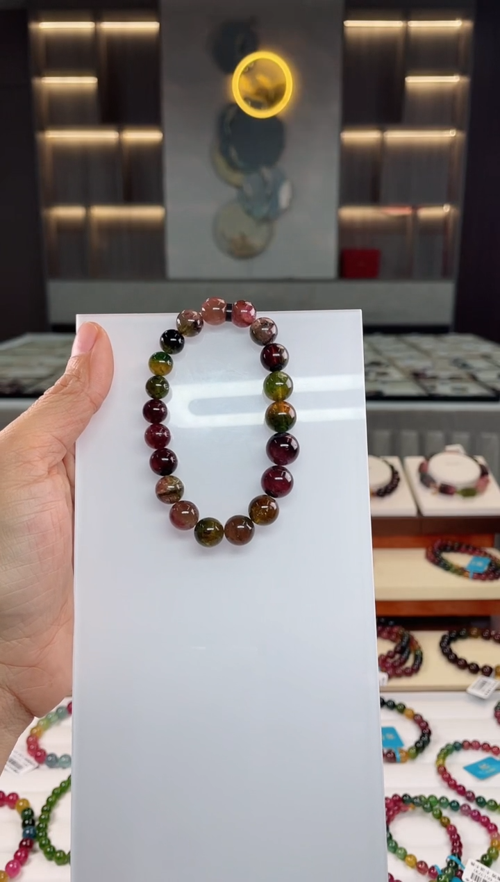 【闪购商品】碧玺单圈手串未镶嵌（多样性发一条）Q