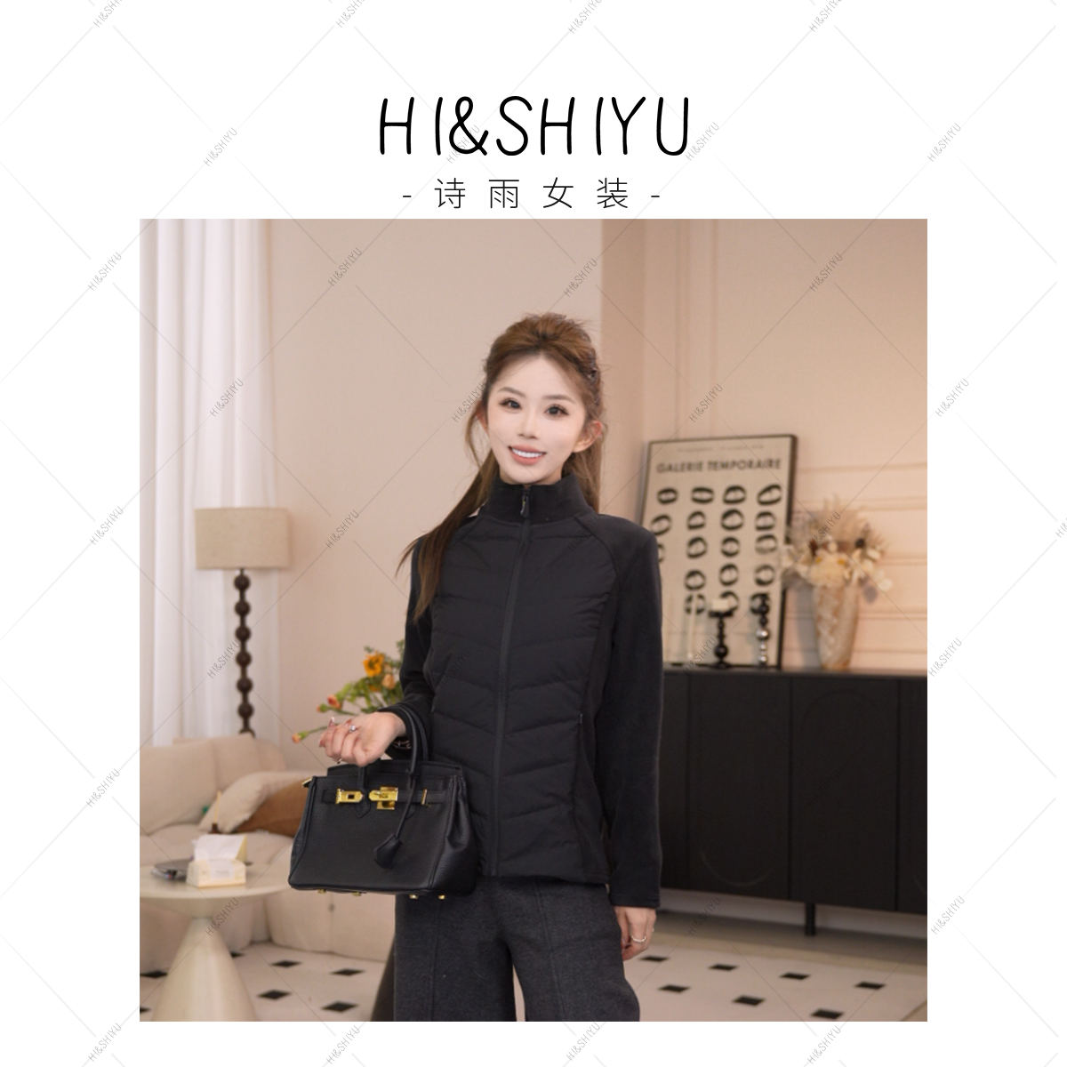 HISHIYU【小蛮腰】DR户外探索者90白鸭绒保暖登山小蛮腰羽绒外套