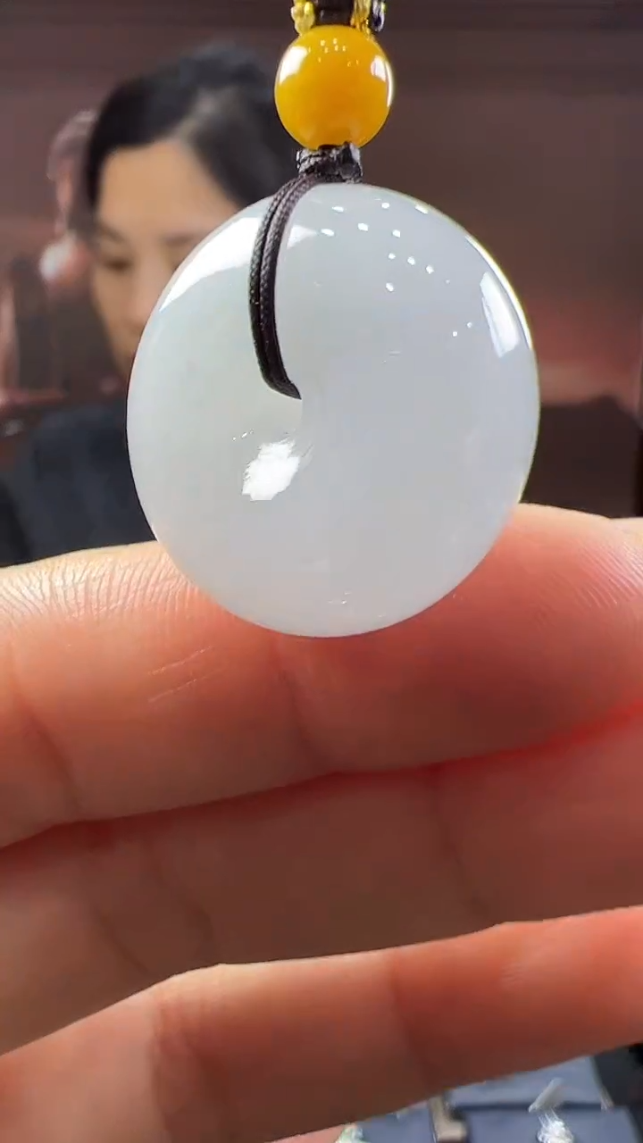 未镶嵌挂件翡翠甜甜圈