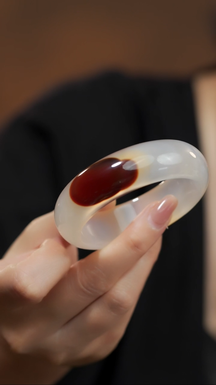 【闪购商品】玛瑙/玉髓手镯未镶嵌@WLG46021608@圈口60