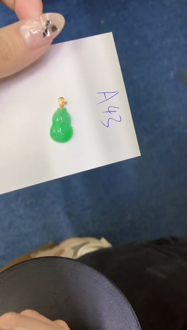 【闪购商品】翡翠颈饰18K金镶嵌0000000000