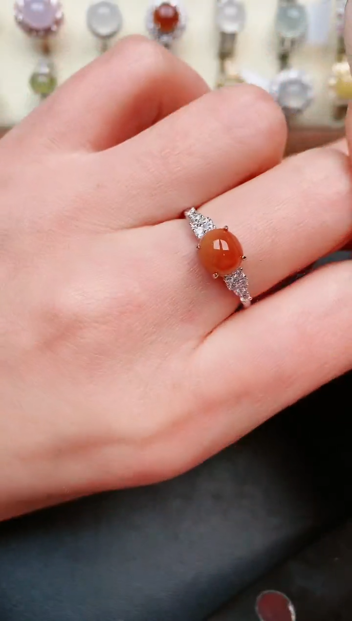 【闪购商品】翡翠戒指银S925镶嵌.....