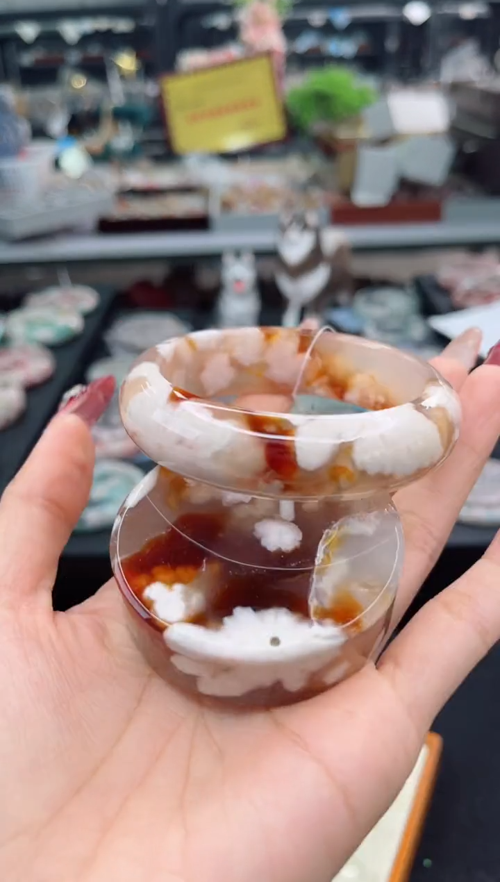 【闪购商品】石英质玉手镯未镶嵌59圈口（赠品镯心）6545488