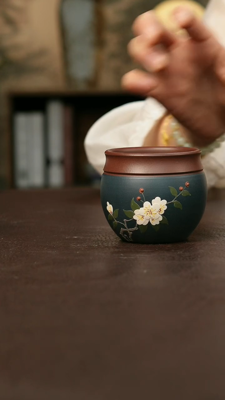 景德镇陶瓷杯碗柴烧多人