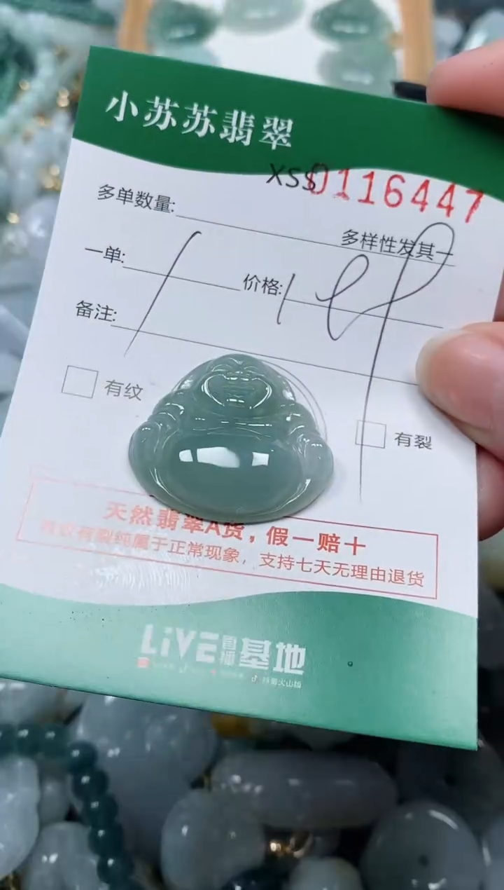 【闪购商品】翡翠颈饰未镶嵌闪购商品0116447