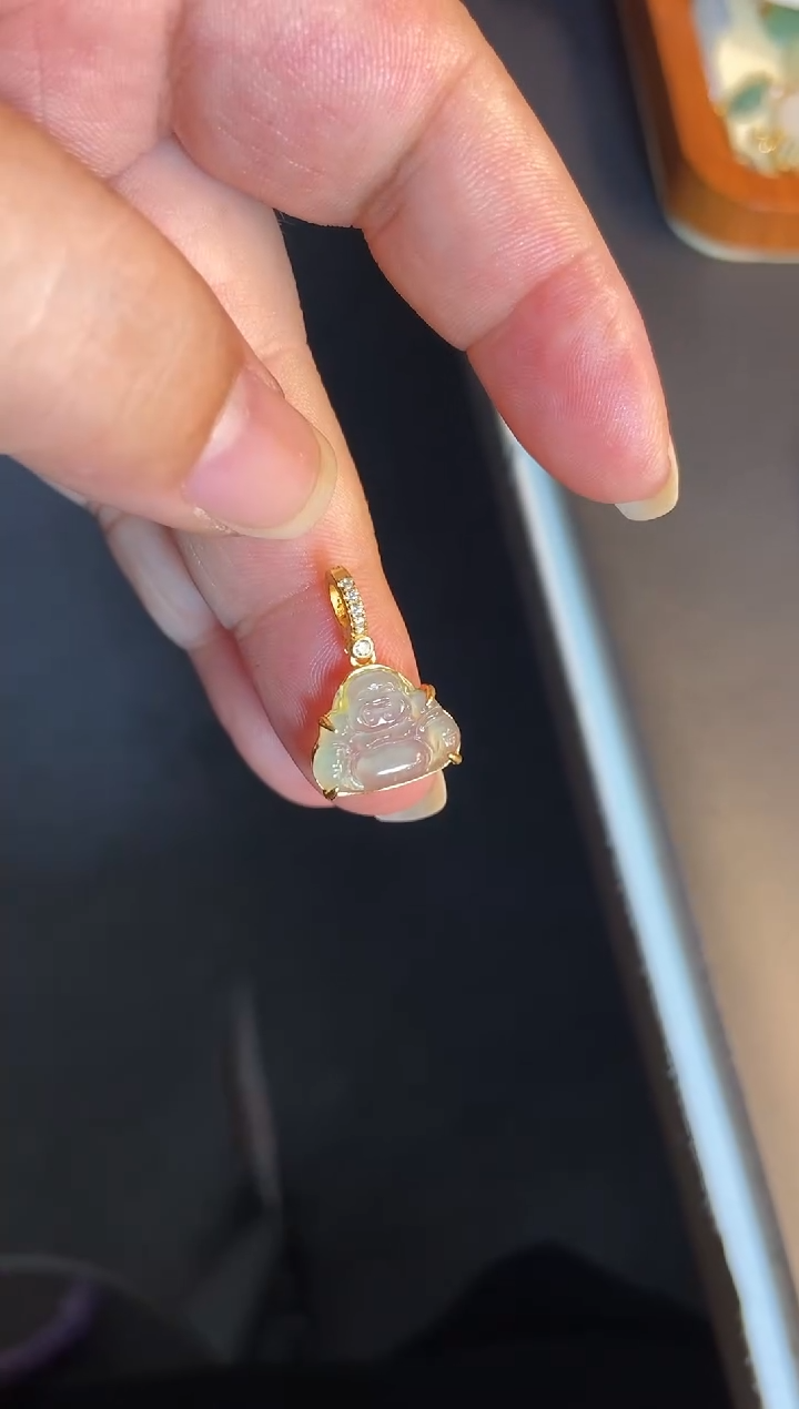 吊坠(不含链)银S925镶嵌翡翠1