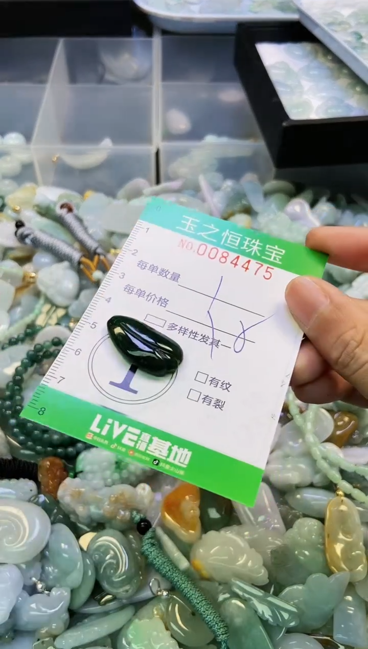 翡翠未镶嵌颈饰闪购0084475