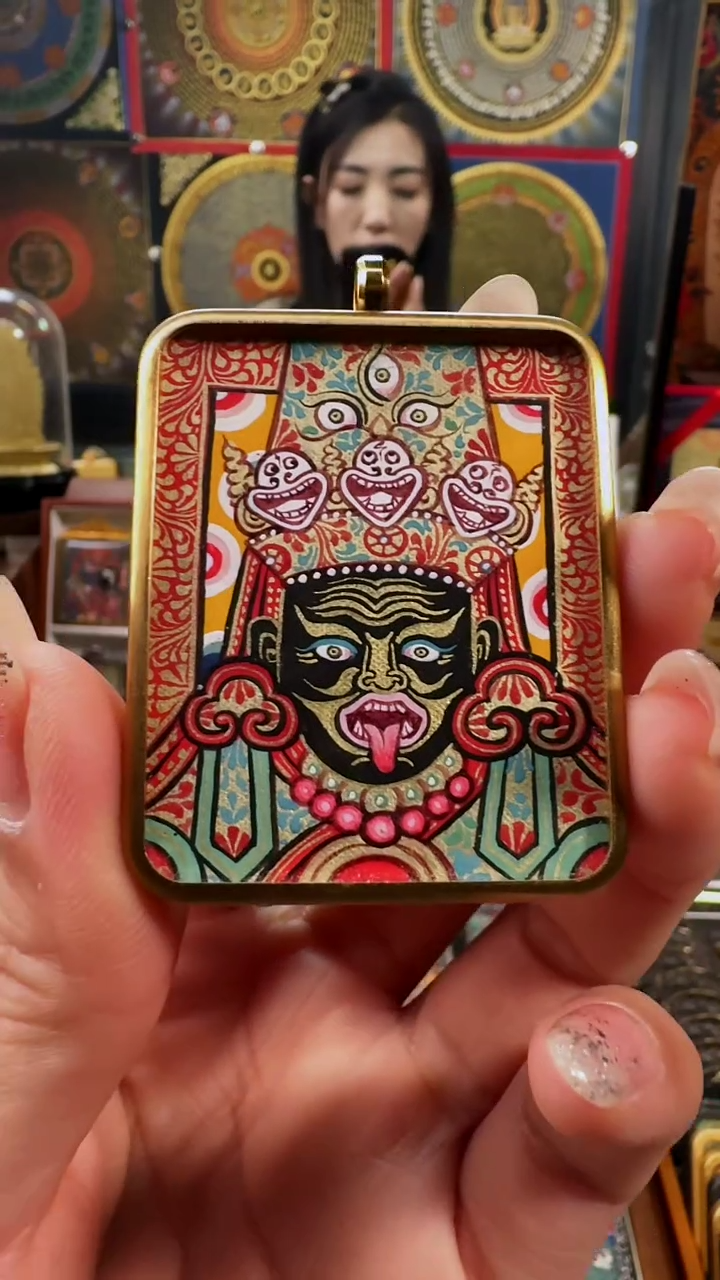 【闪购商品】吊坠壹善缘城手绘唐卡新春大促扎基