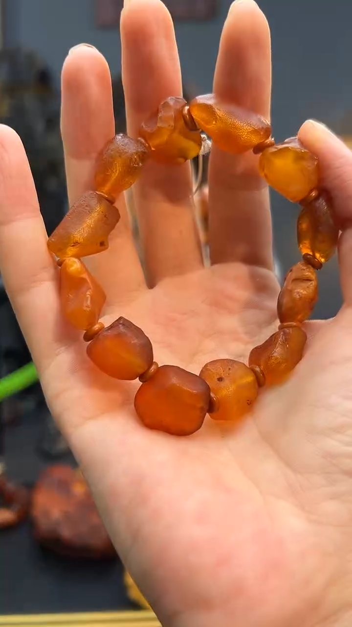 未镶嵌琥珀手串手串